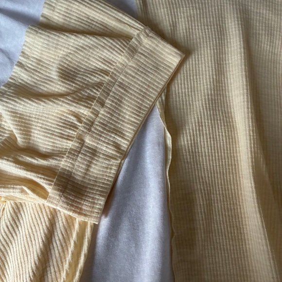 Pol Oversized Colorblock Ribbed Top Large - Picture 7 of 12